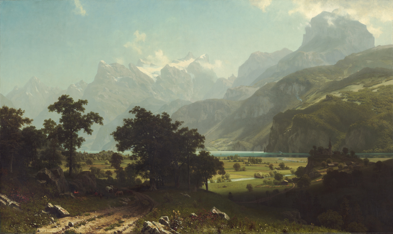 Albert Birštadt. Lake Lucerne