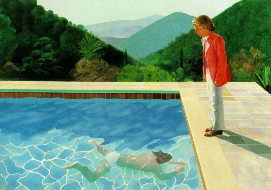 David Hockney. Portrait of an artist (Pool with two figures)