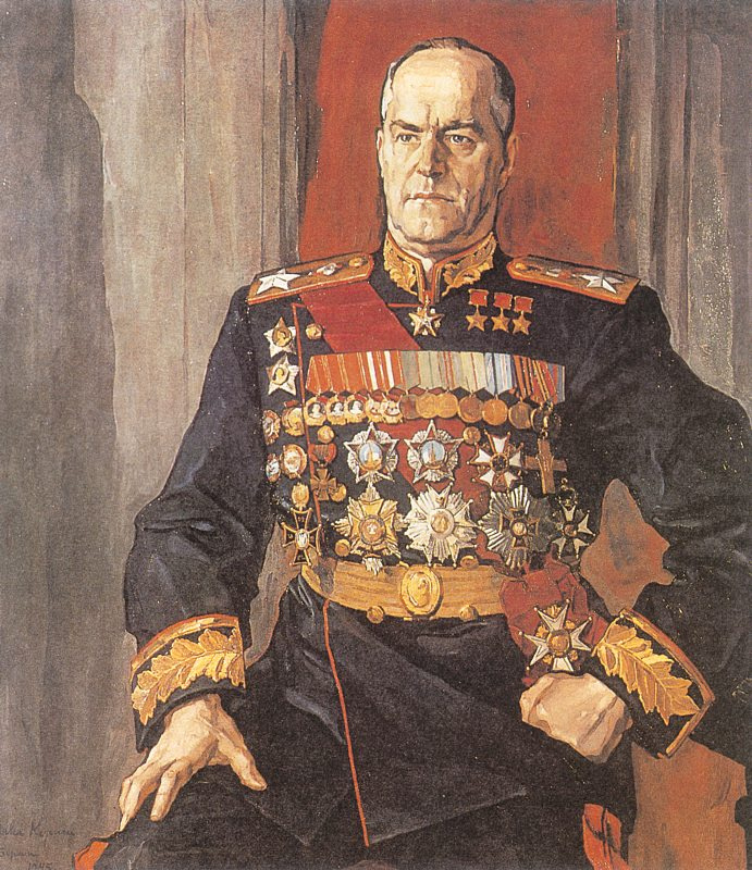 Pavel Dmitrievich Korin. Georgy Konstantinovich Zhukov