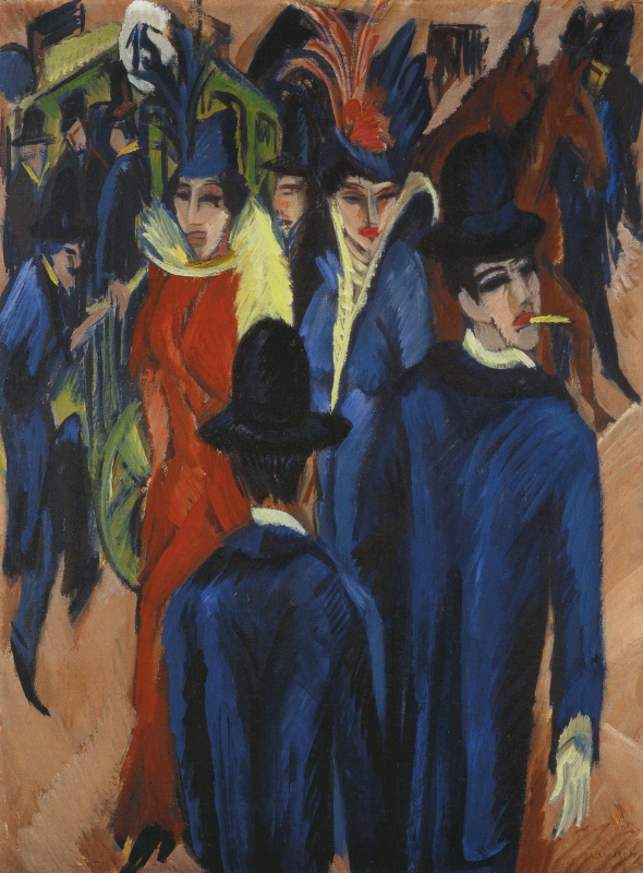 Ernst Ludwig Kirchner. Berlin Street Scene