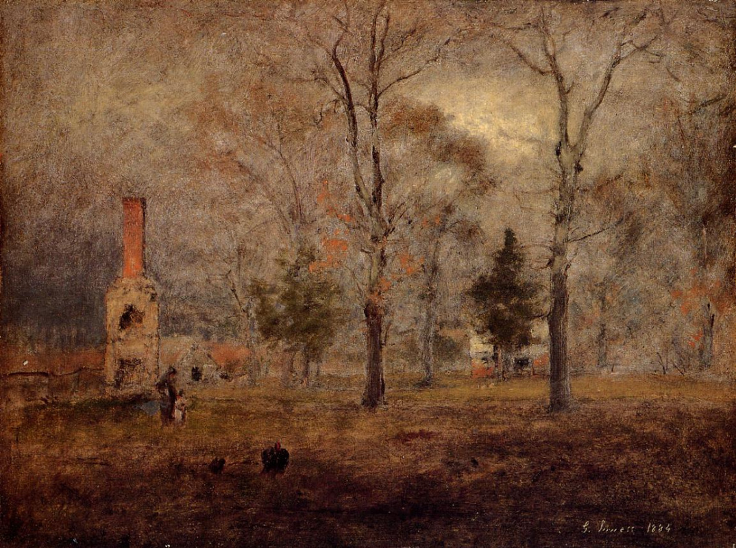 George Innes. Gray day in Goochland, VA