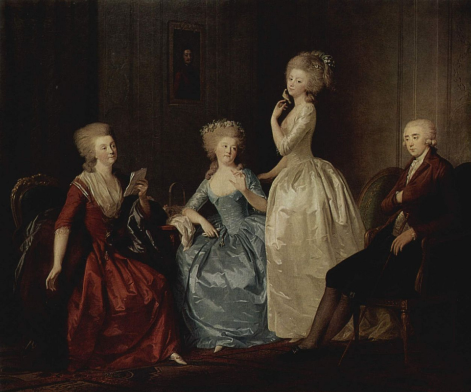 Johann Heinrich Wilhelm Tishbein. Portrait of Princess Saltykova family