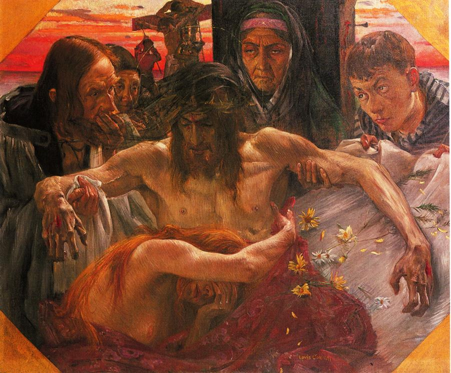 Lovis Corinth. The descent from the cross