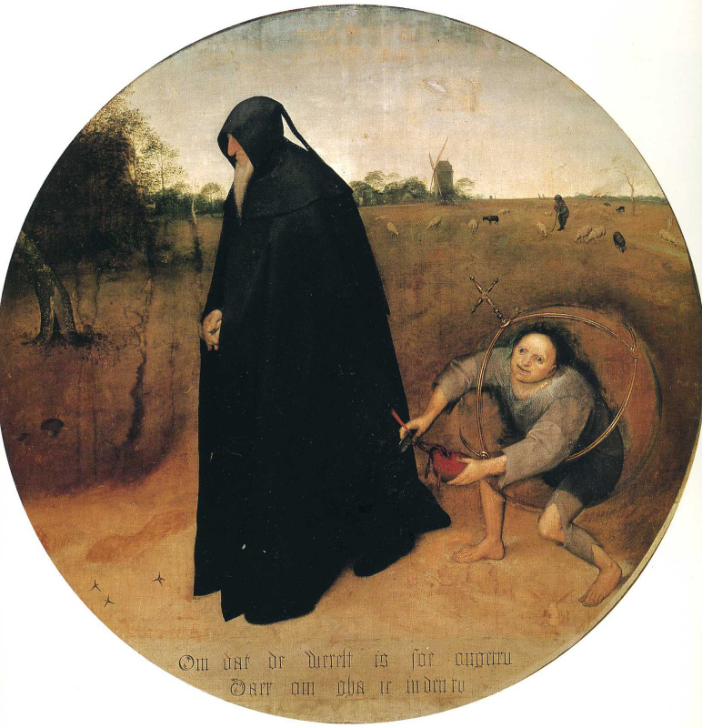 Pieter Bruegel The Elder. The misanthrope