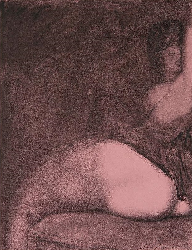 Ernst Fuchs. Sweet woman