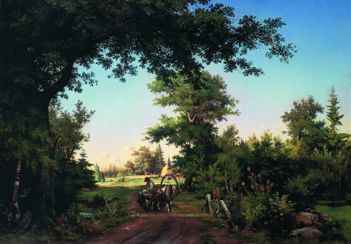 Ivan Shishkin. View in the environs of Petersburg