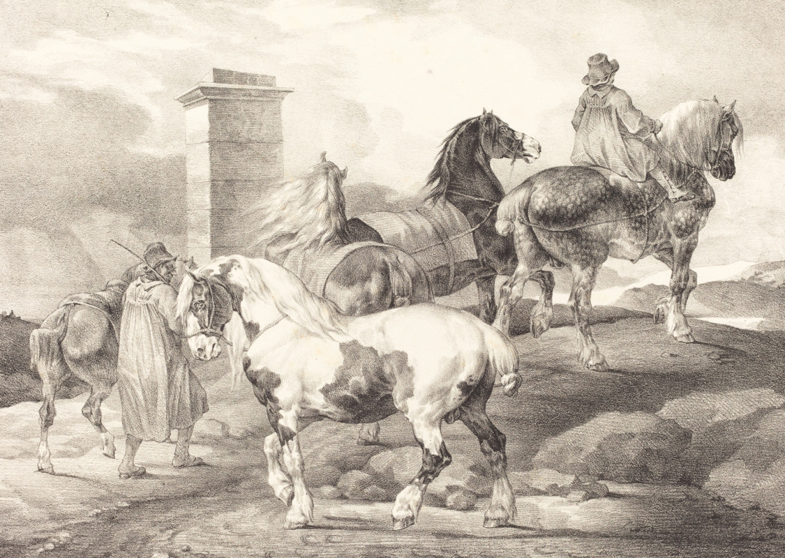 Théodore Géricault. To horse fair