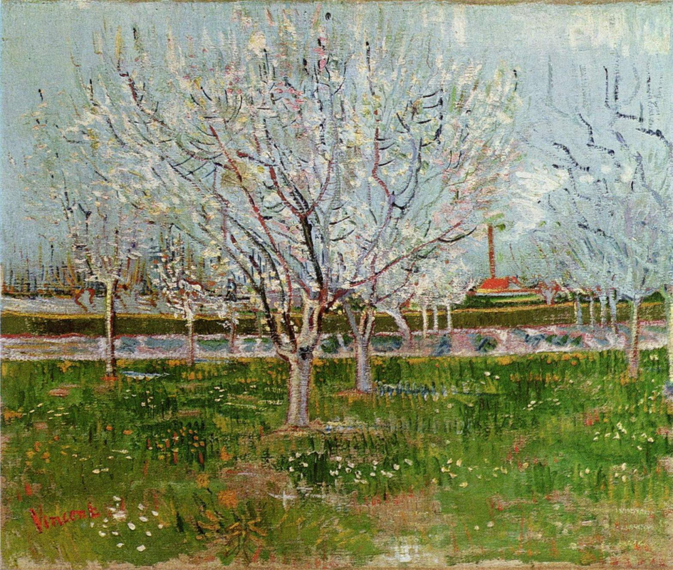 Vincent van Gogh. Orchard in bloom