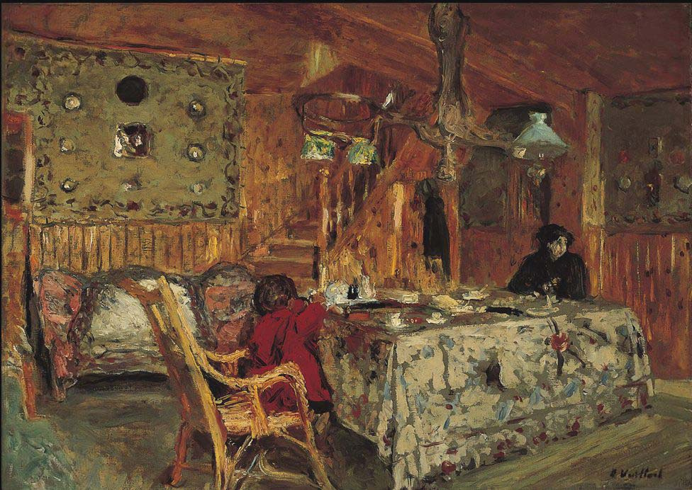 Jean Edouard Vuillard. The Pitch Pine Room (formerly Denise Natanson and Marcelle Aron in the Summer House at Villerville, Normandy)