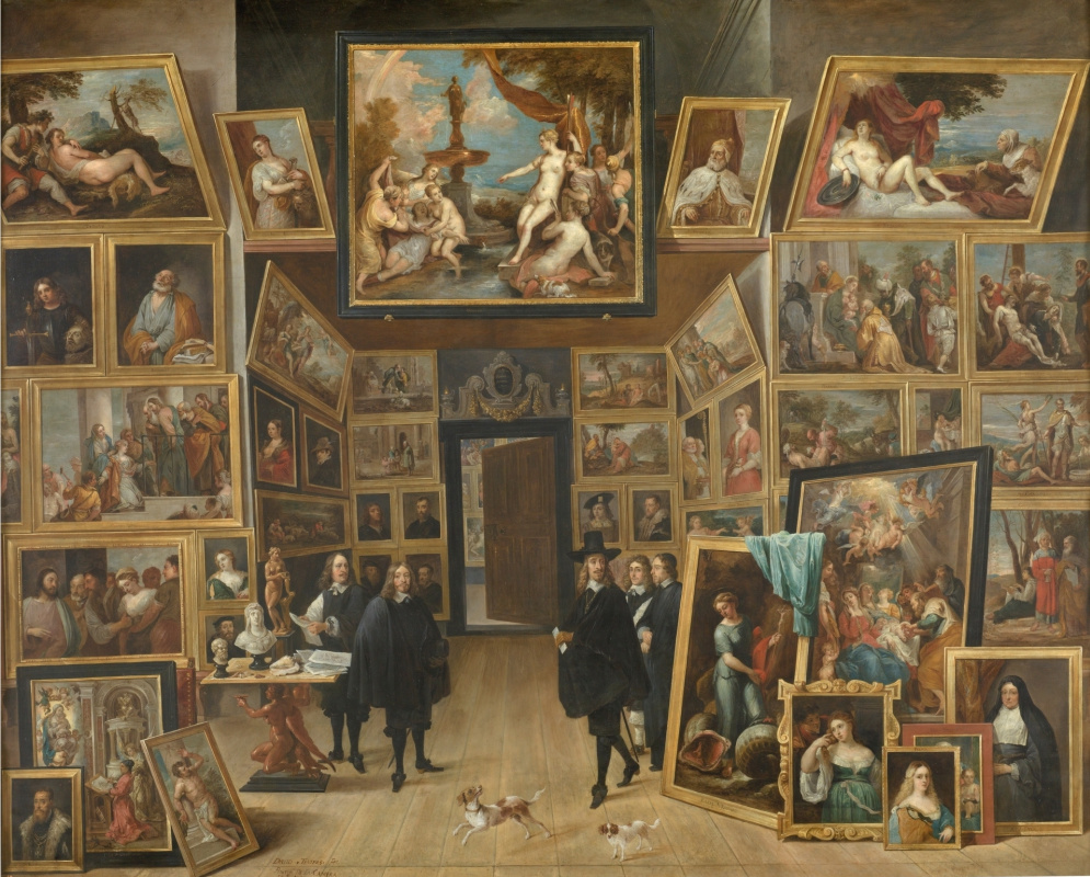 Archduke Leopold Wilhelm in his art gallery in Brussels