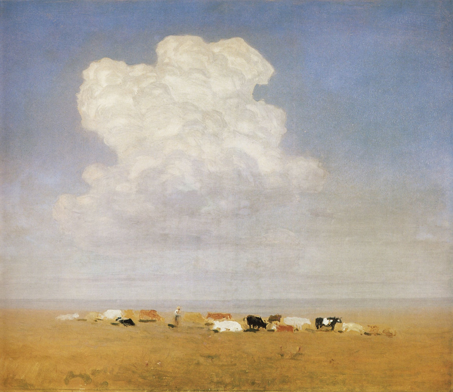 Arkhip Kuindzhi. Noon. A herd in the desert