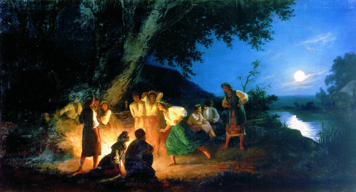 Генрих Ипполитович Семирадский. Night on the eve of Ivan Kupala
