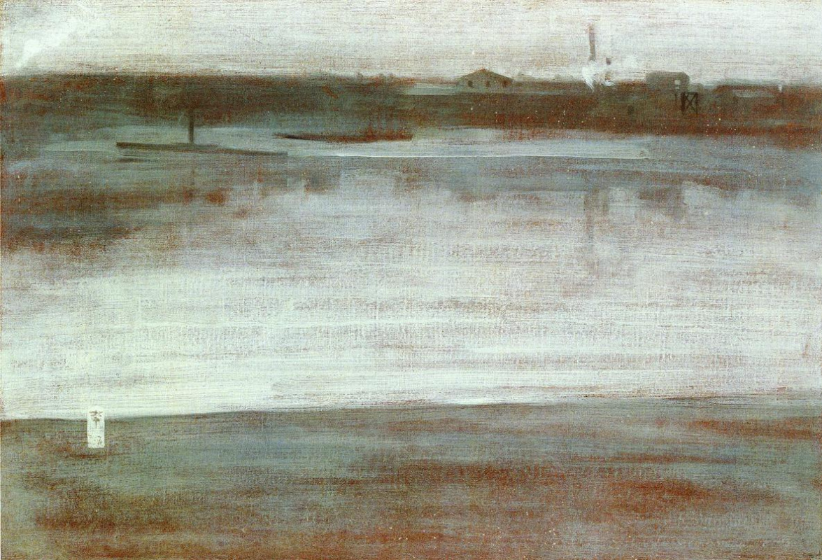 James Abbot McNeill Whistler. Symphony in grey: Early morning Thames