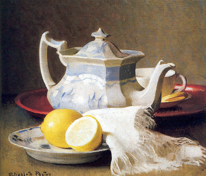 Elizabeth Paxton. Tea set