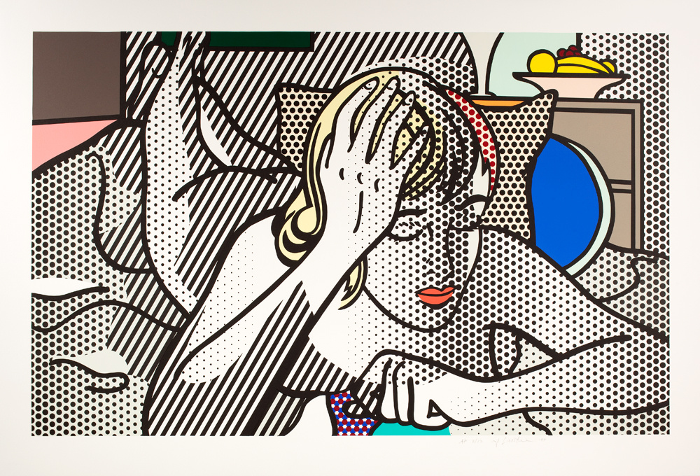 Roy Lichtenstein. Thinking Nude