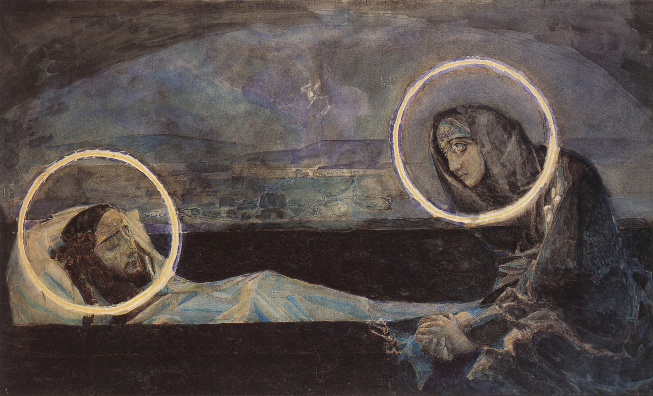 Mikhail Vrubel. Lamentation (the second option). The sketch to the paintings of Vladimir Cathedral in Kiev