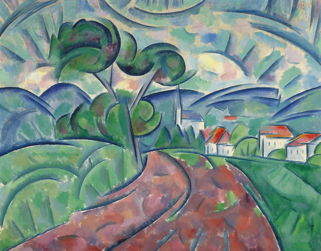 Vladimir Davidovich Baranov-Rossine. Straße ins Dorf