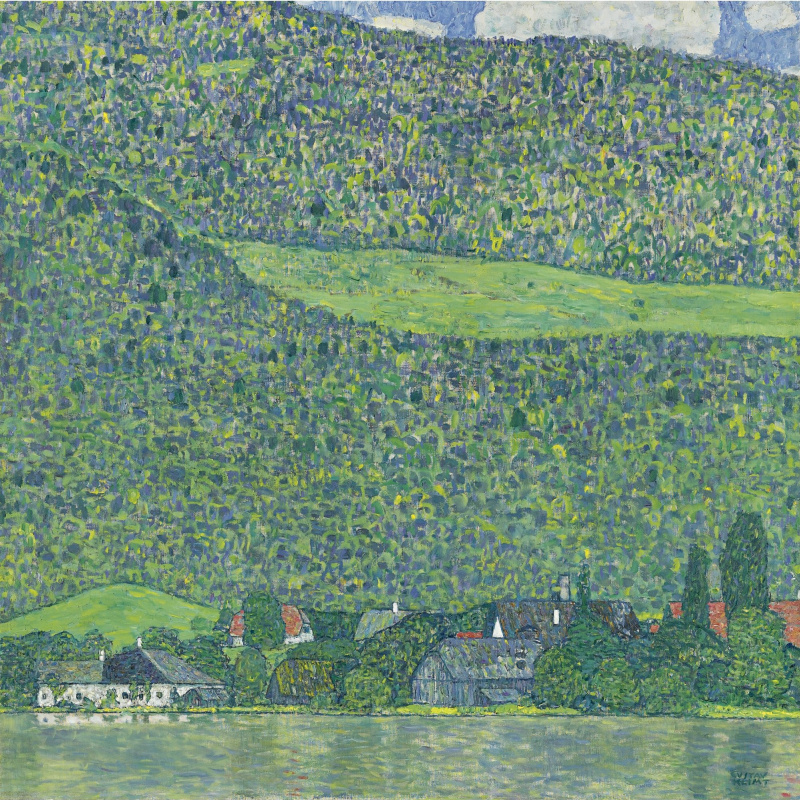 Gustav Klimt. City Litzlberg on lake Attersee
