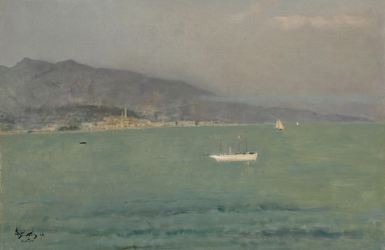 Alfred Emil-Leopold Stevens. Menton, in the afternoon. 1894