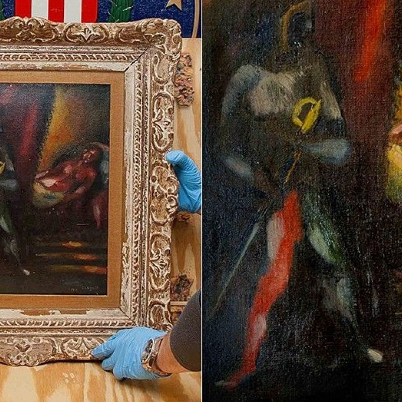 Les Amoureux, 1928 by Marc Chagall: History, Analysis