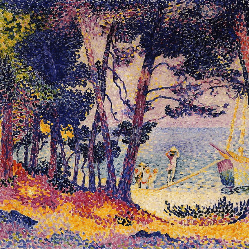 Henri Edmond Cross Antibes, 1908 : Descriptif de l'œuvre | Artchive