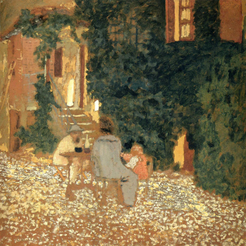 Buy digital version: In the Garden by Jean Edouard Vuillard
