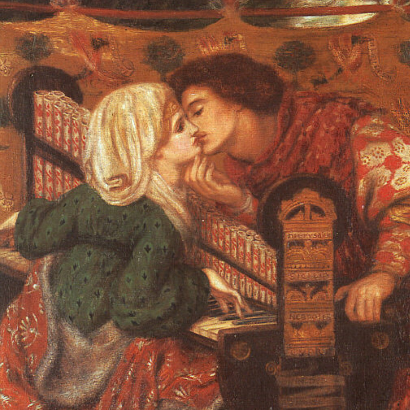 Dante Gabriel Rossetti Proserpine, 1874, 61×125 cm: Descrizione