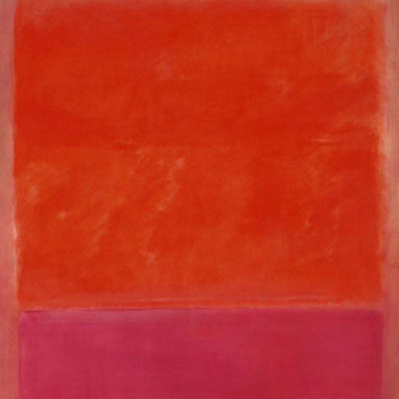 Untitled (Orange, blue red), 1954, 143×236 cm by Rothko Mark