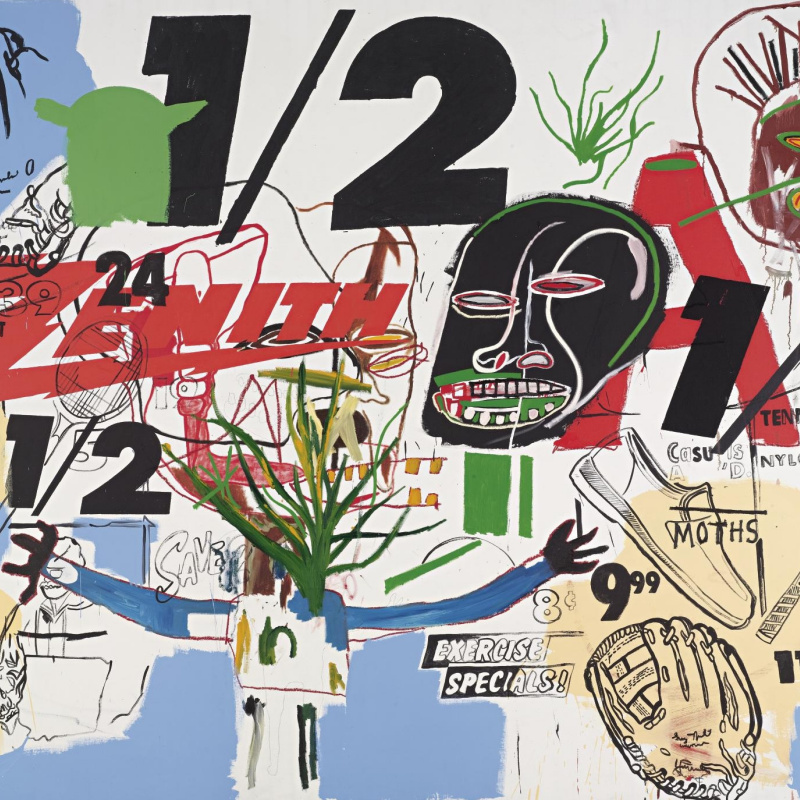 Untitled, 1984, 267×194 cm by Jean-Michel Basquiat: History