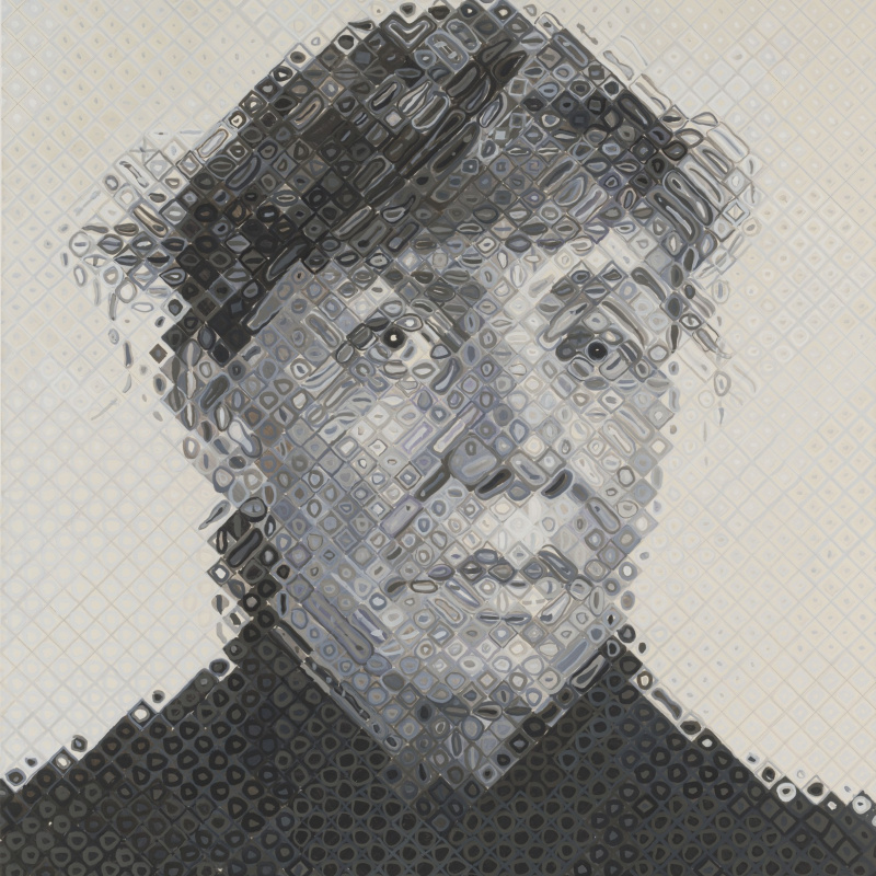 Self-portrait, 1991, 213×254 cm by Chuck Close: History, Analysis