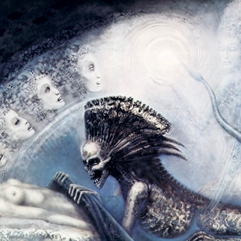 Necronom IV, 1976, 150×100 cm by Hans Rudolph Giger: History
