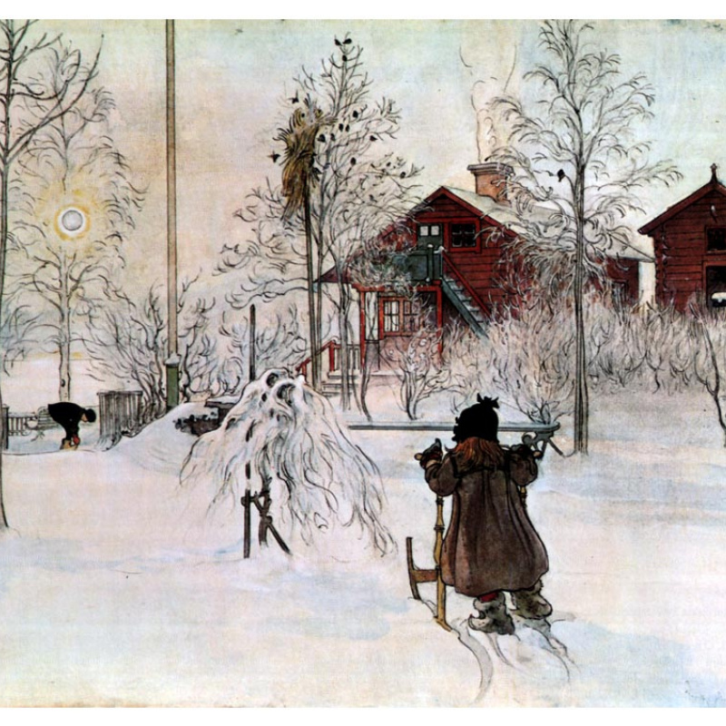 Carl Larsson Between Christmas and New year：作品描述| Arthive