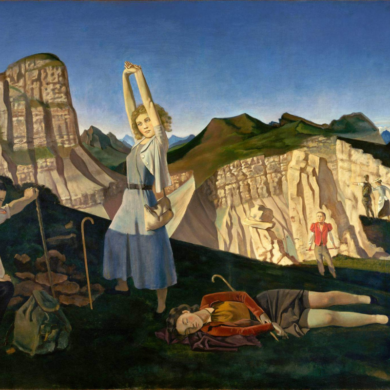 Balthus (Balthazar Klossovsky de Rola) Rue, 1933, 240×195 cm
