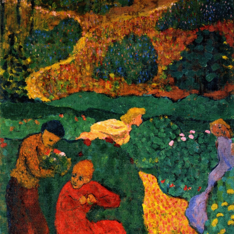Buy digital version: In the Garden by Jean Edouard Vuillard