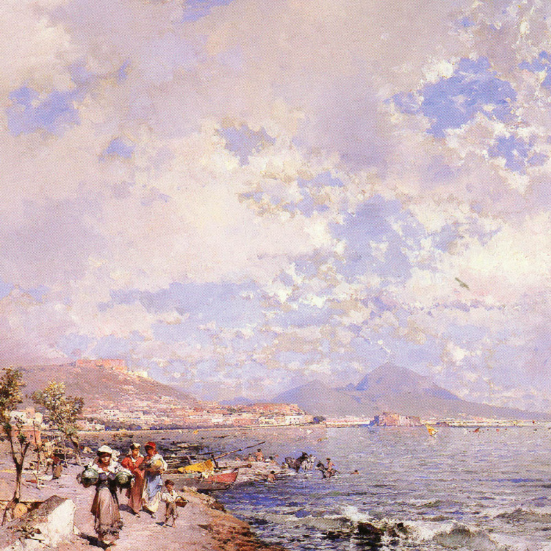 Franz Richard Unterberger、Capri Franz Richard Unterberger Capri Painting | Best Paintings For Sale