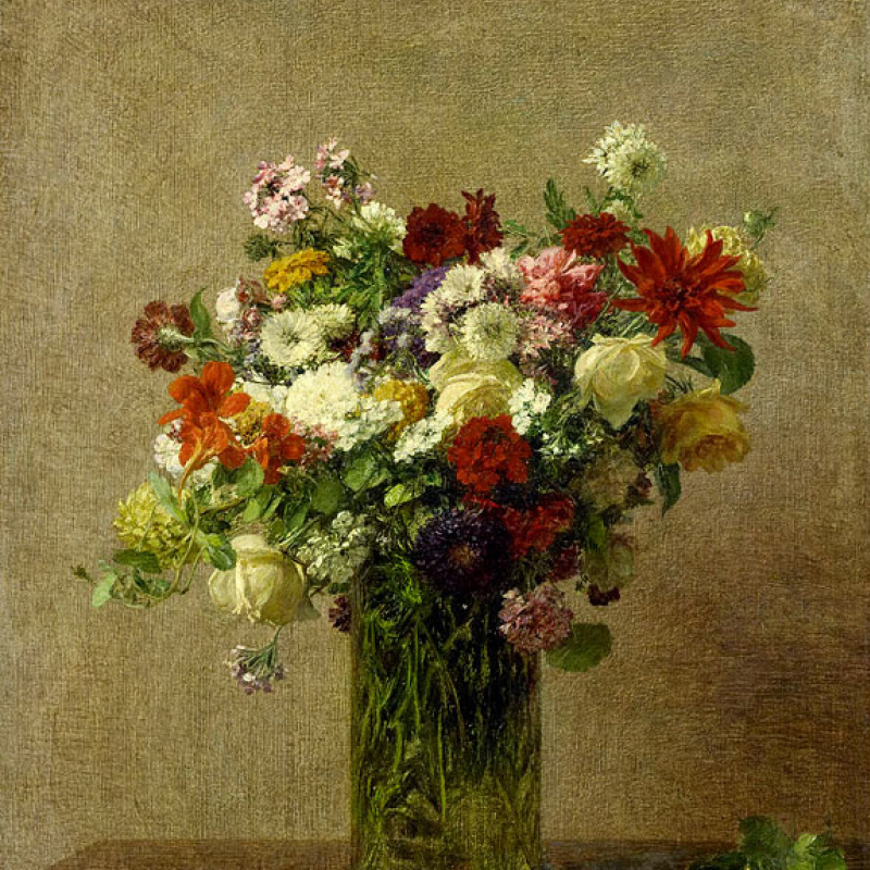 White and pink roses by Henri Fantin-Latour: History, Analysis