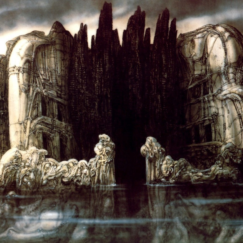 Necronom IV, 1976, 150×100 cm by Hans Rudolph Giger: History