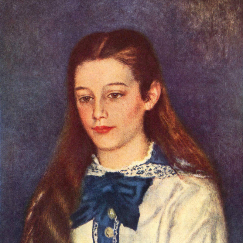 Renoir、PORTRAIT DE JEANNE SAMARY、希少画集画 Buy digital version