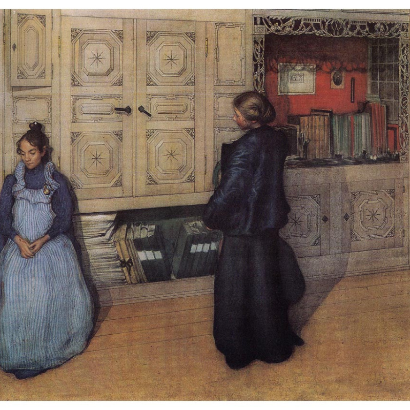 Carl Larsson Between Christmas and New year：作品描述| Arthive