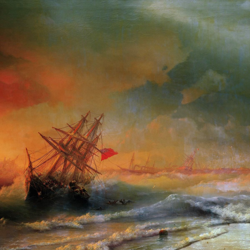 The creation of the world, 1864, 236×195 cm by Ivan Aivazovsky