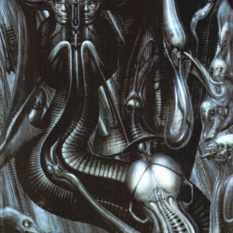 Necronom IV, 1976, 150×100 cm by Hans Rudolph Giger: History