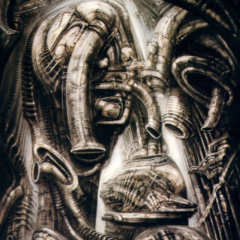 Necronom IV, 1976, 150×100 cm by Hans Rudolph Giger: History