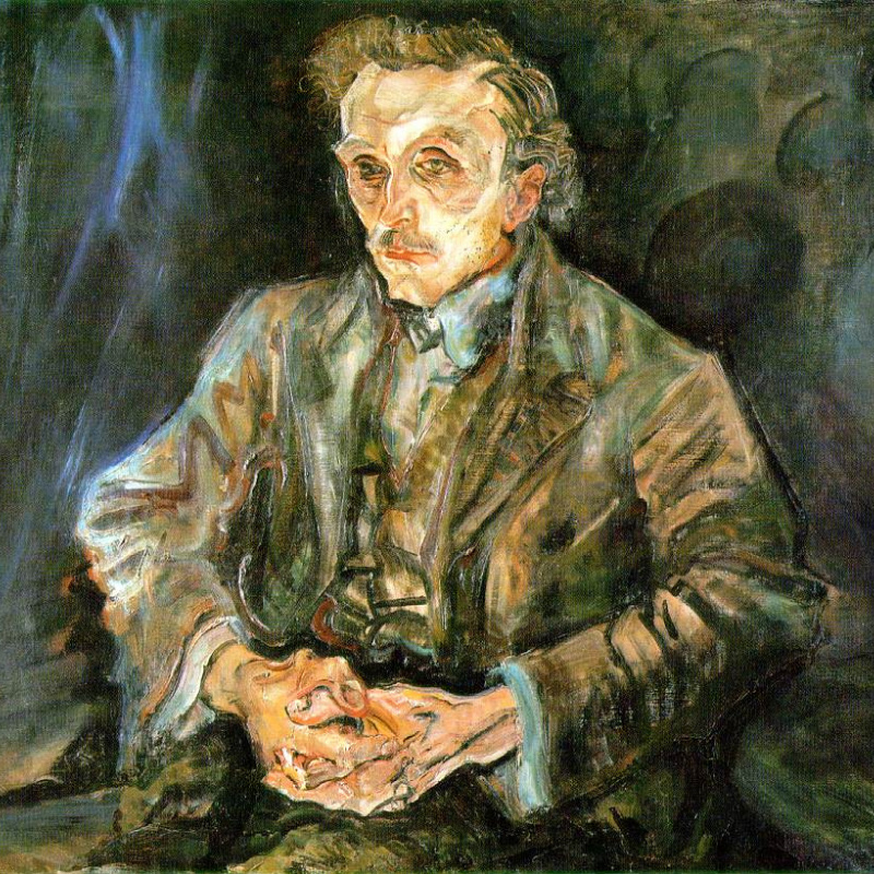 Double portrait: Oscar Kokoshka and Alma Mahler, 1913, 90×100 cm