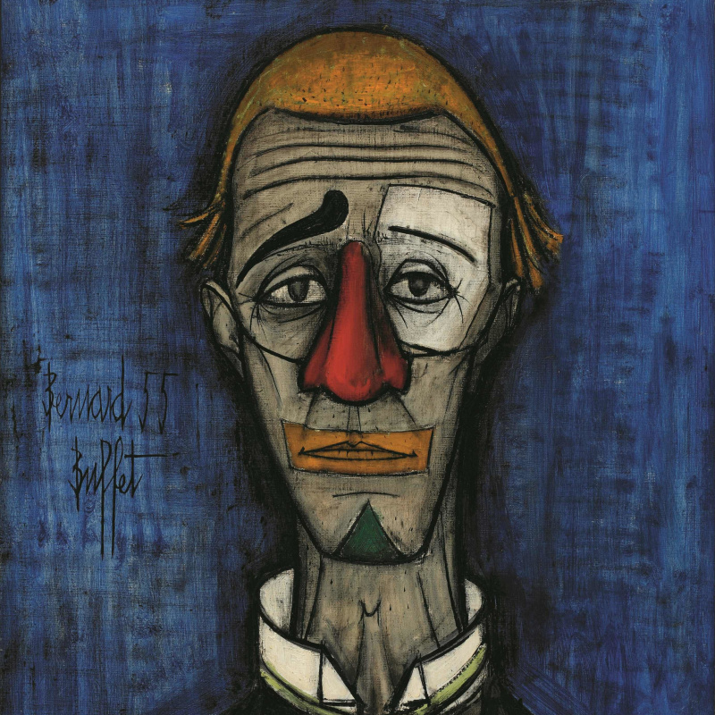 New-York : Brooklyn bridge, 1989, 195×114 cm by Bernard Buffet