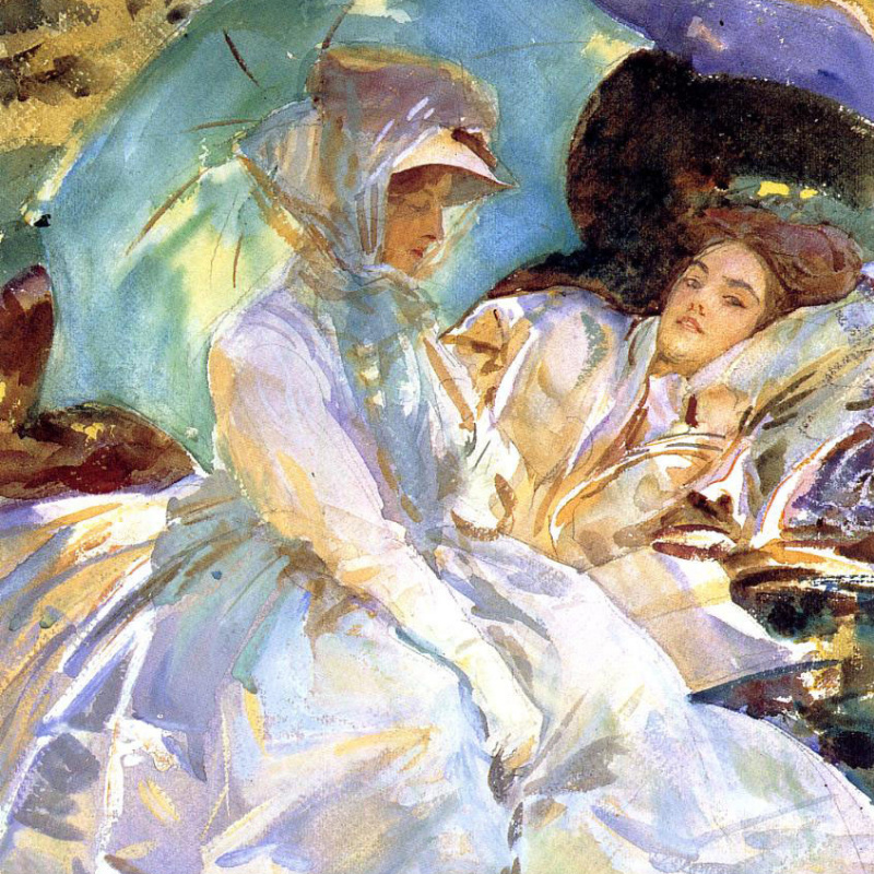 John Singer Sargent Villa Falconieri, Frascati, 1907, 50×34 cm