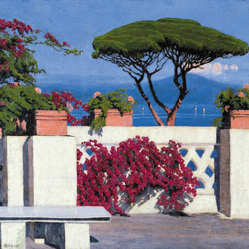 Landscape, 1938, 48×60 cm by Edward Okun: History, Analysis
