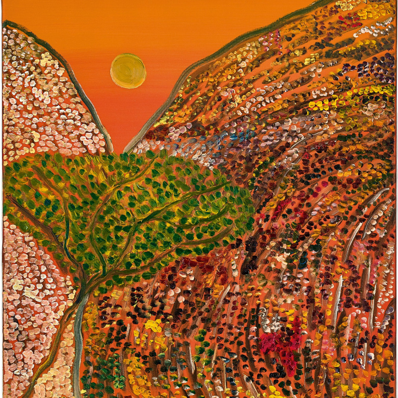 The Realm of Appearances, 2018, 203×165 cm by Matthew Wong