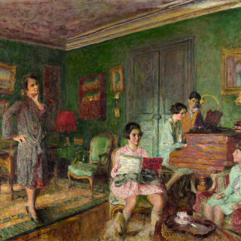 Buy digital version: In the Garden by Jean Edouard Vuillard