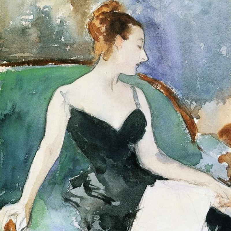 Villa Falconieri, Frascati, 1907, 50×34 cm by John Singer Sargent