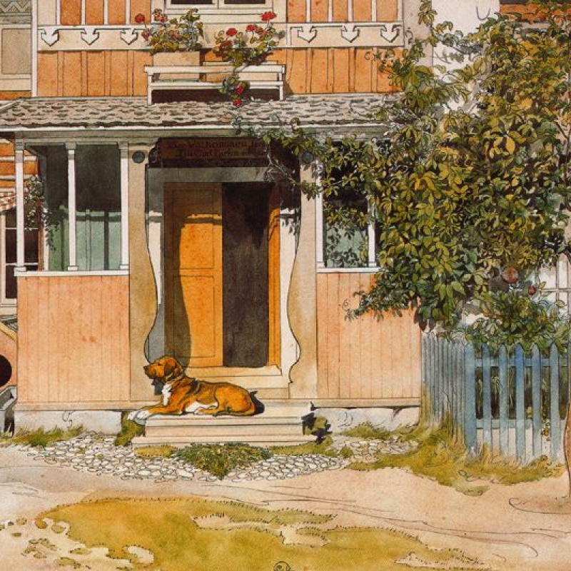 Carl Larsson Between Christmas and New year：作品描述| Arthive